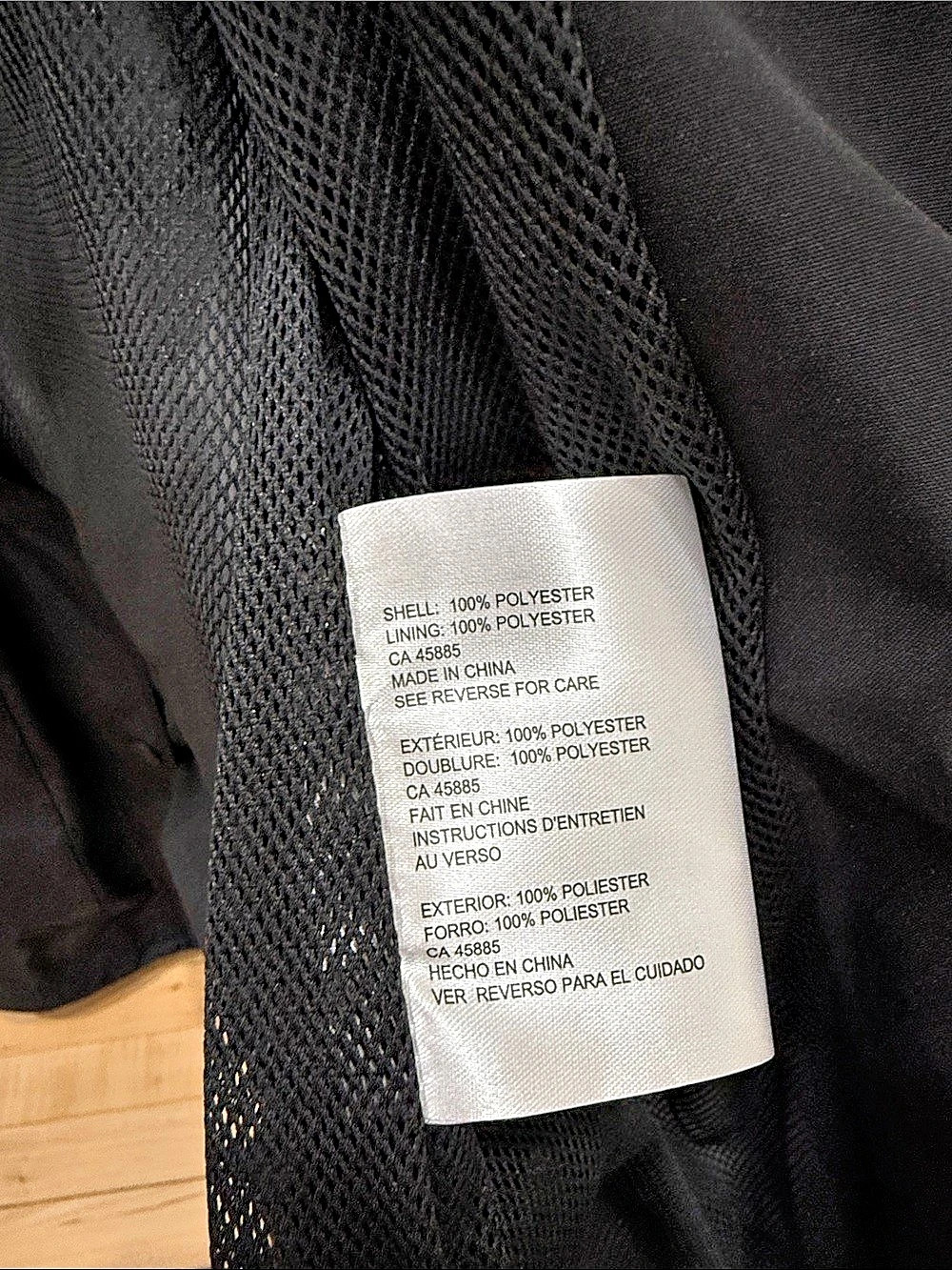 Michael Kors Women's Black Utility Hooded Jacket Size Large - Picture 7 of 8